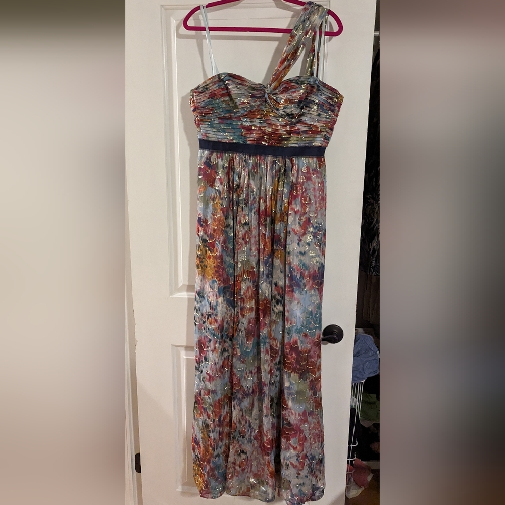 BCBG formal dress sparkle and multi color